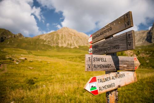 Wanderungen in Herbst