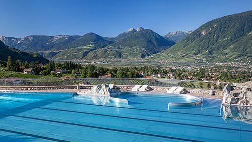 Panorama Freibad Lido Schenna Panorama Freibad Lido Schenna