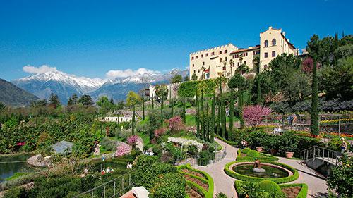 Gärten von Schloss Trautmannsdorf Meran Gärten von Schloss Trautmannsdorf Meran