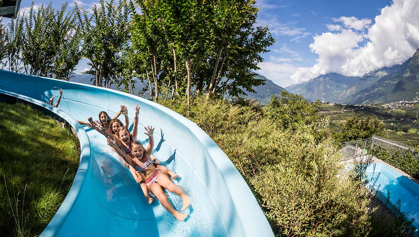 Panorama Freibad Lido Schenna